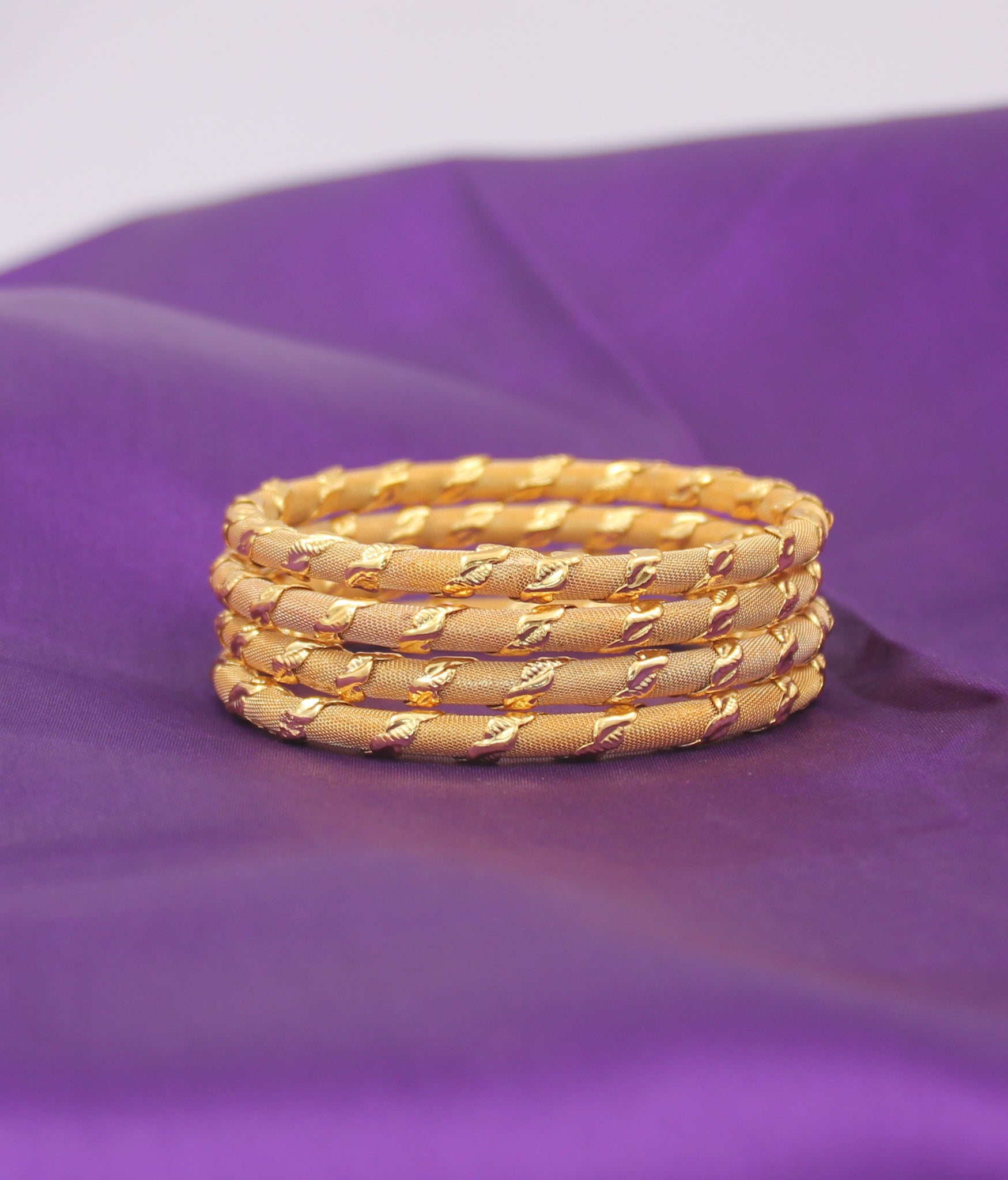 Nakshi Gold Antique Bangles | Krishna Jewellers : Buy Now!
